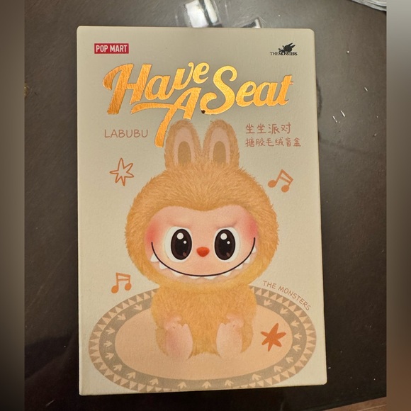 NIB- Pop Mart *Authentic* PopNow Have A Seat Labubu - Ququ - Picture 2 of 6
